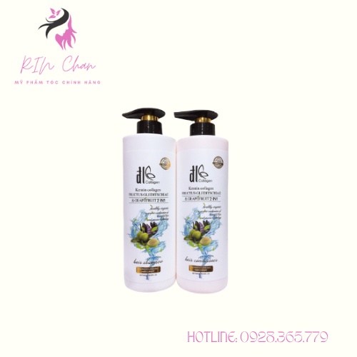 Cặp Dầu Gội Xả Bưởi Bồ Kết 850ML  Giảm Rụng Tóc, Phục Hồi Tóc Khô Xơ, Hư Tổn. RIN Chan- Store