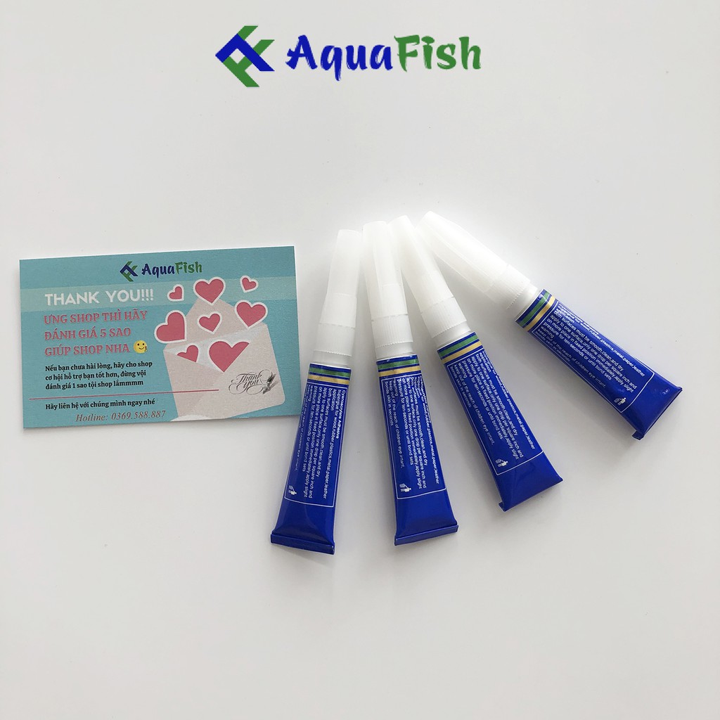 Combo 2 Tuýp Keo Dán Rêu, Cây Thủy Sinh, Gắn Đá, Gắn San Hô Bể Cá Cảnh