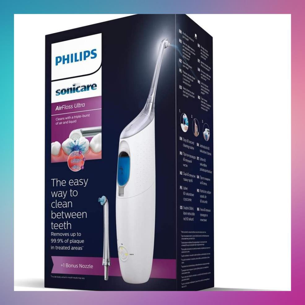 Máy Tăm Nước Philips, Tăm Nước Philips Sonicare HX8438/01, Kèm 2 Đầu Phun - Nhập Khẩu Từ Đức