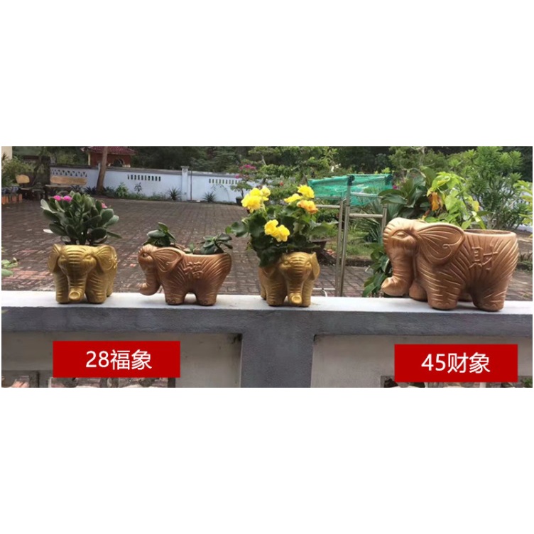 Khuôn đúc chậu cảnh hình Voi To và Nhỏ, Dùng làm chậu xi măng cây cảnh bonsai mới 100% nhựa ABS cao cấp cực bền