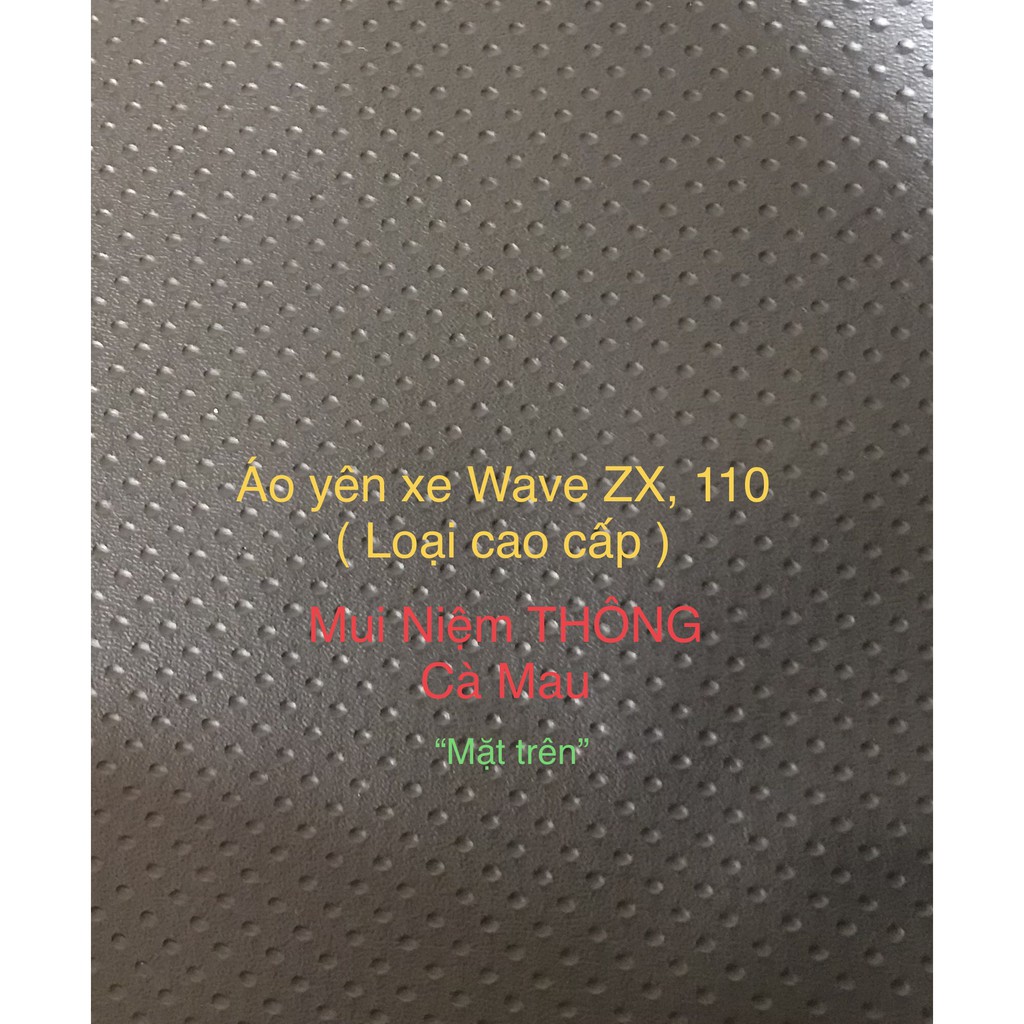 Áo yên xe Wave ZX cao cấp 🦖