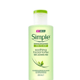 (Mẫu Mới) Nước Hoa Hồng Simple 200ml Mẫu Mới