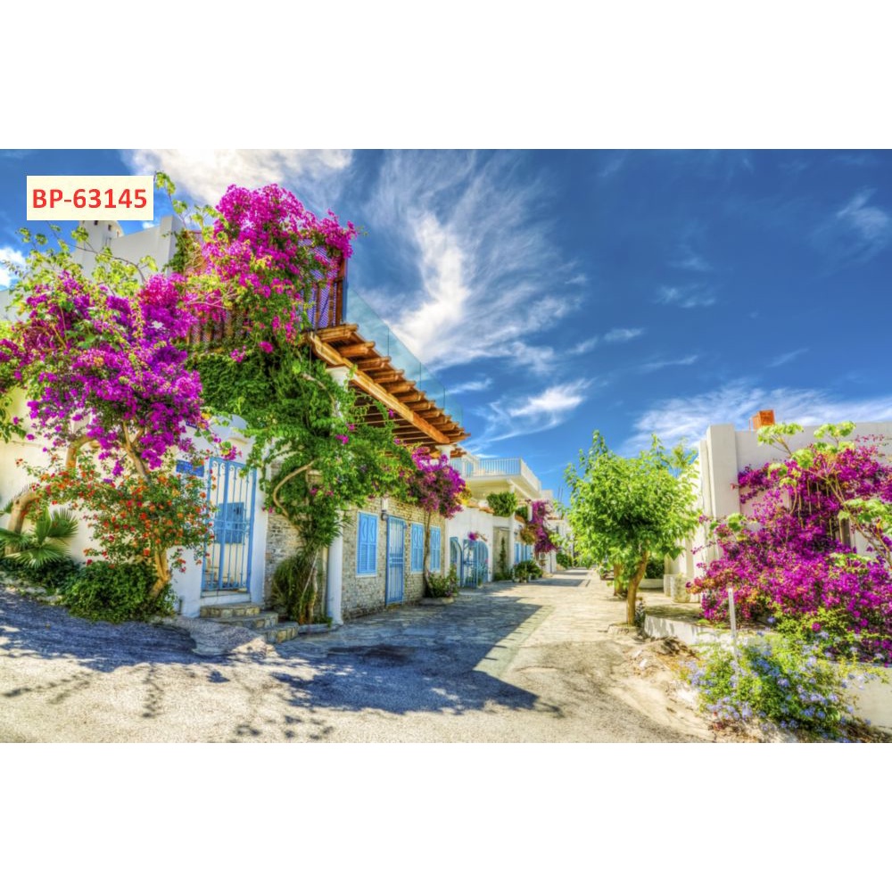 Tranh dán tường vải lụa 3D giành cho Trà chanh in theo kích thước yêu cầu – Không giới hạn kích thước