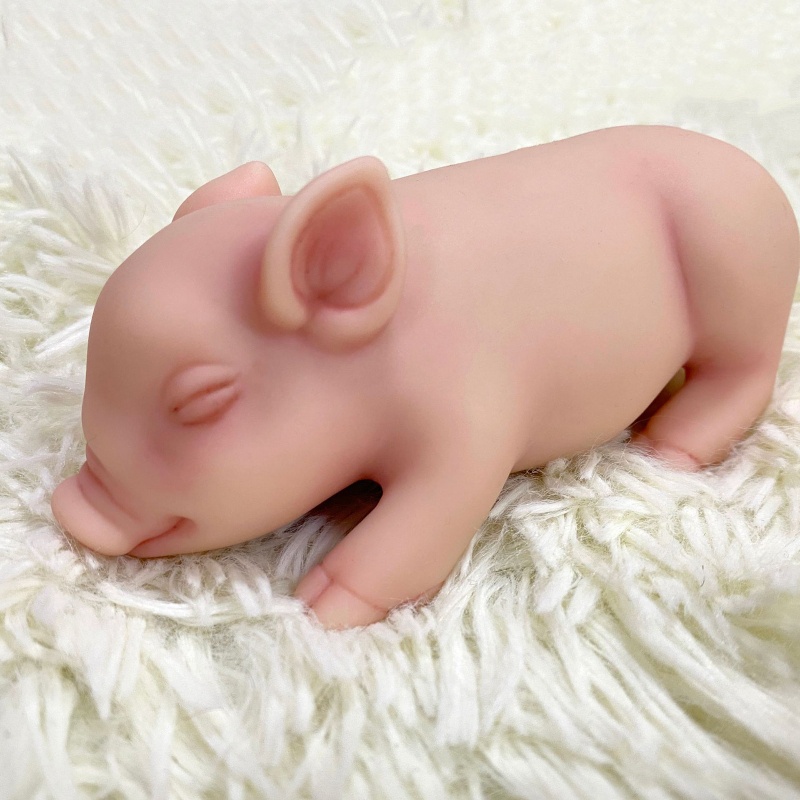 Búp Bê Đồ Chơi Mini 6 Inches Hình Chú Heo Sống Động Như Thật Dùng Làm Quà Giáng Sinh Cho Bé