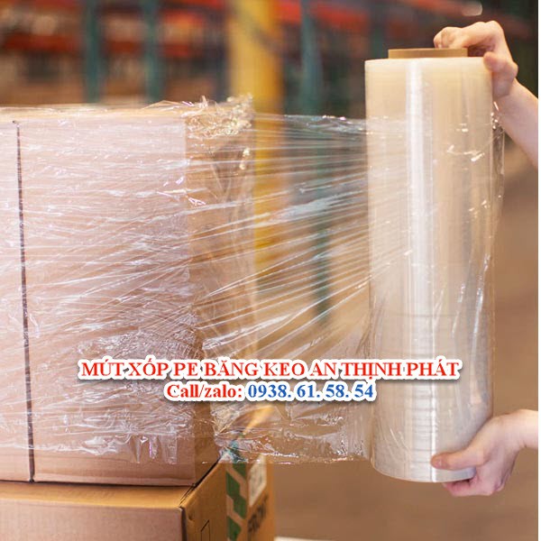 Màng PE Quấn Pallet, Quấn Hàng Hóa 3kg