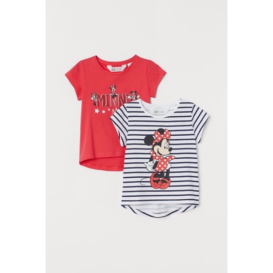 Áo thun cotton hàng HM xuất xịn mềm mát hoạ tiết sắc nét cho bé từ 18 tháng đến 10 tuổi
