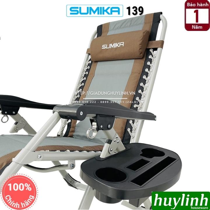 Ghế xếp gấp thư giãn Sumika 139 - 189x67cm - Tải trọng 300kg