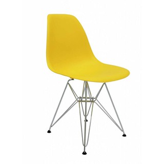 ghế eames mặt nhựa PP chân sắt mạ