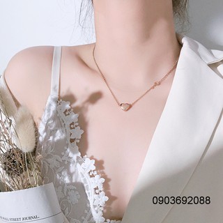 [HCM] Dây chuyền titan trái tim forever love DC72