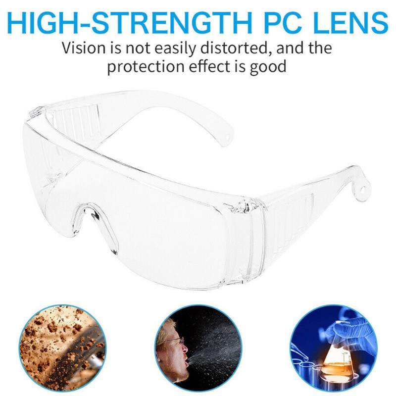 Glasses Kính bảo vệ chống sương mù ANTI-Fog Chống bụi và kính chắn gió chống nước Thoải mái khi đeo ngoài trời phải có