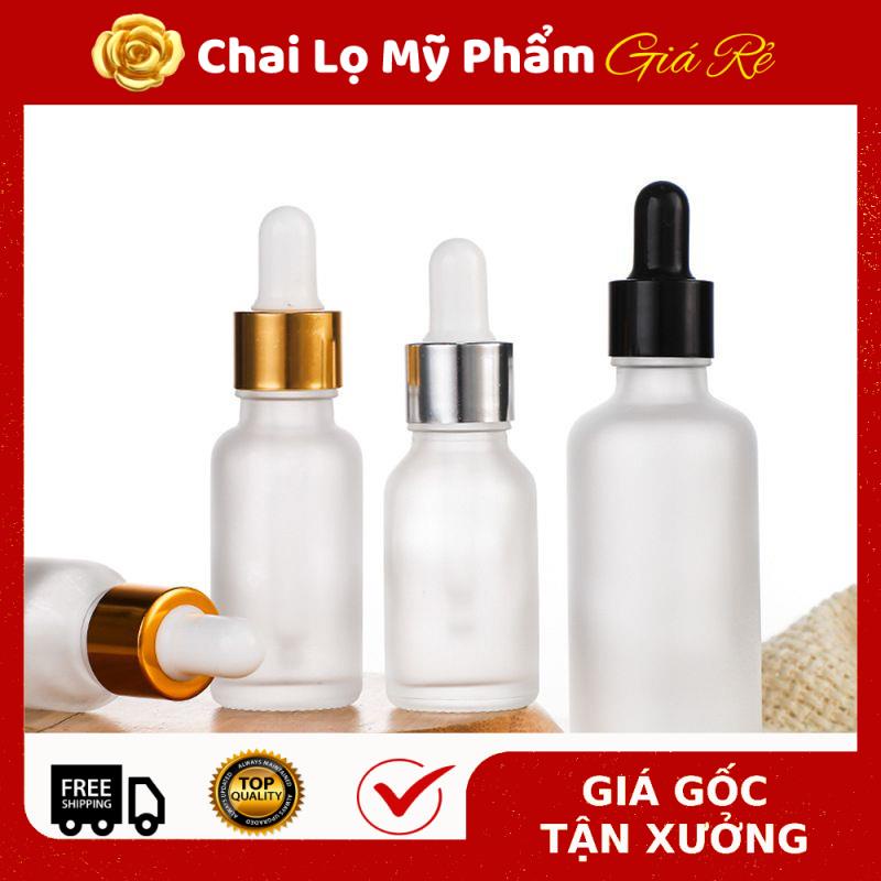 [RẺ VÔ ĐỊCH] Lọ Chiết Serum Thủy Tinh Phun Mờ Cao Cấp Nắp Bóp Nhỏ Giọt 20ML,30ML Dùng Chiết Mỹ Phẩm, Tinh Chất