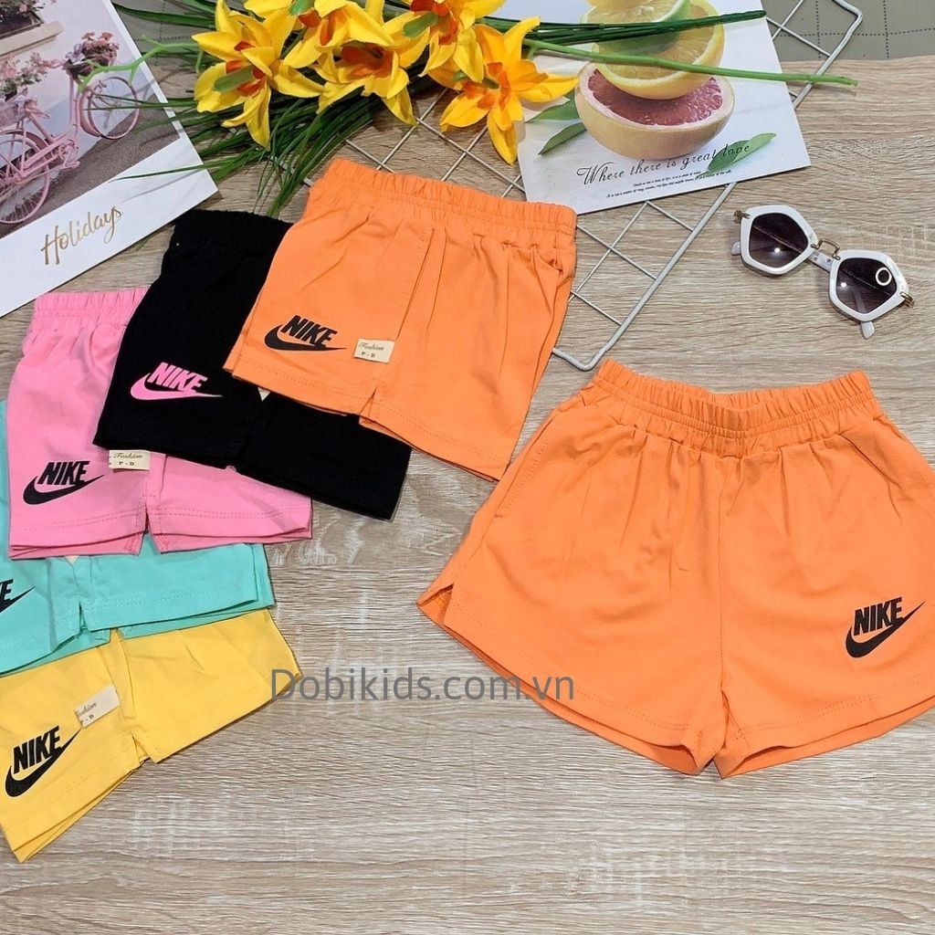 Quần Đùi Chục Cho Bé Thun Cotton SG Loại 1 Co Giãn Mềm Mát Form Dáng Thể Thao Xinh Xắn