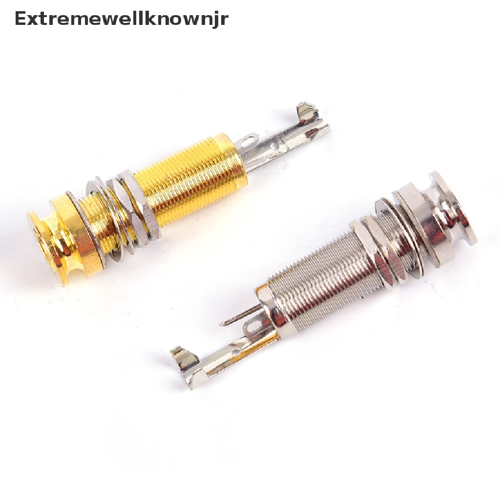 1 Jack Cắm Đầu Vào / Đầu Ra Bằng Đồng Thau Cho Đàn Guitar Điện