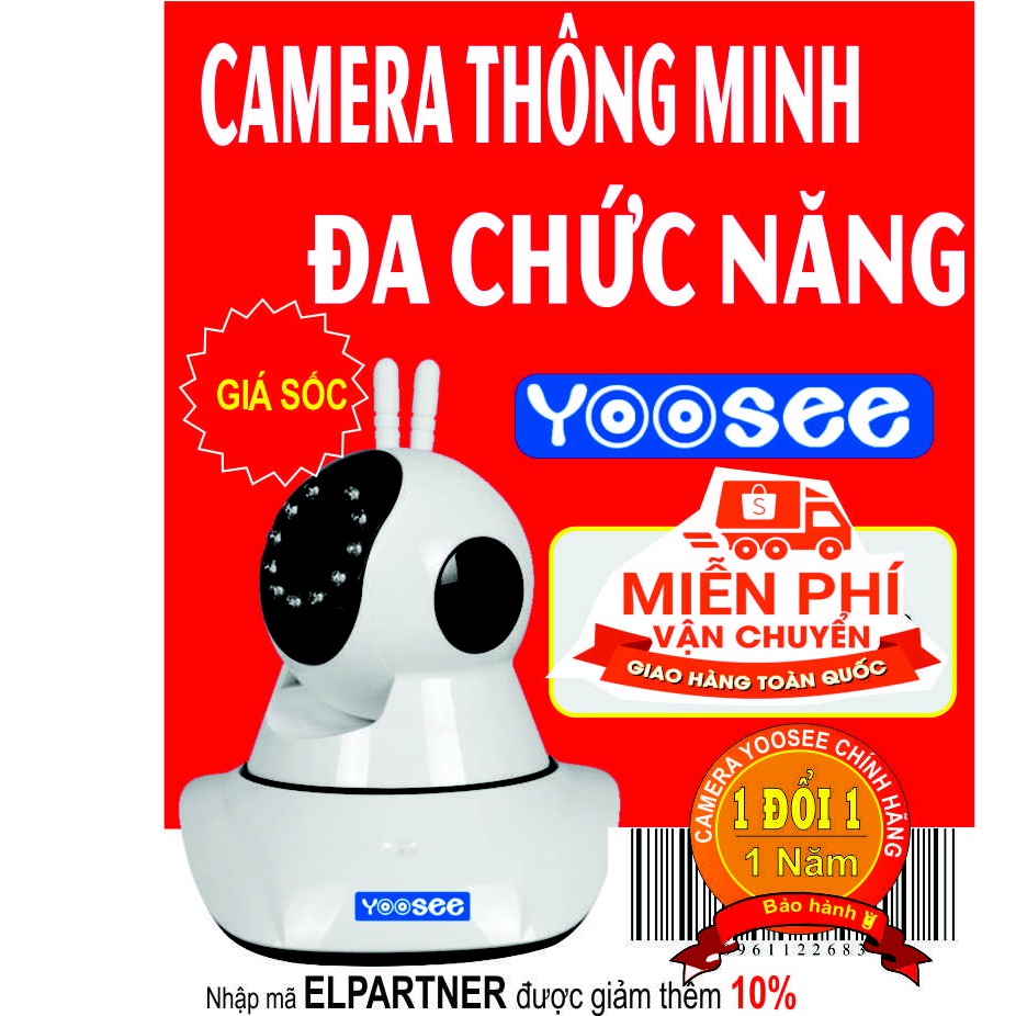 [Mã ELCA5 giảm 7% đơn 500K] Camera Yoosee HD720 | WebRaoVat - webraovat.net.vn