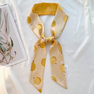 Dây lụa buộc tóc phong cách vintage, dây Twilly