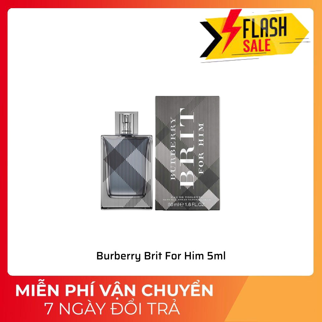 Nước hoa mini nam Burberry Brit For Him 5ml siêu lưu hương