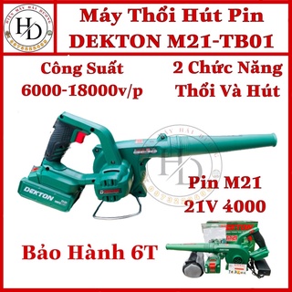 Máy thổi hút bụi dùng pin 21v.dekton m21-tb01 hàng chính hãng bh6t