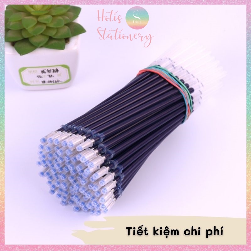 [Mã LIFE0803ALL giảm 10% đơn 0K] [HOTIS] Combo 10 ruột bút gel thay thế - Ngòi 0.38mm/0.5mm - Xanh/ Đen/ Đỏ