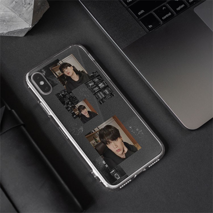 Ốp lưng iphone silicon Idol KPOP BTS Suga cute  BLUBTS0158