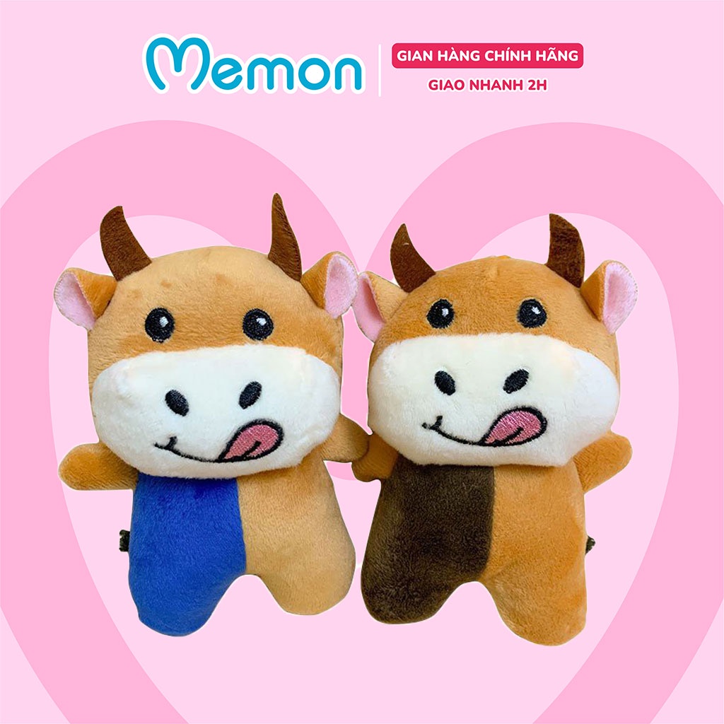 Móc Khóa Gấu Bông Con Trâu Cao Cấp Memon
