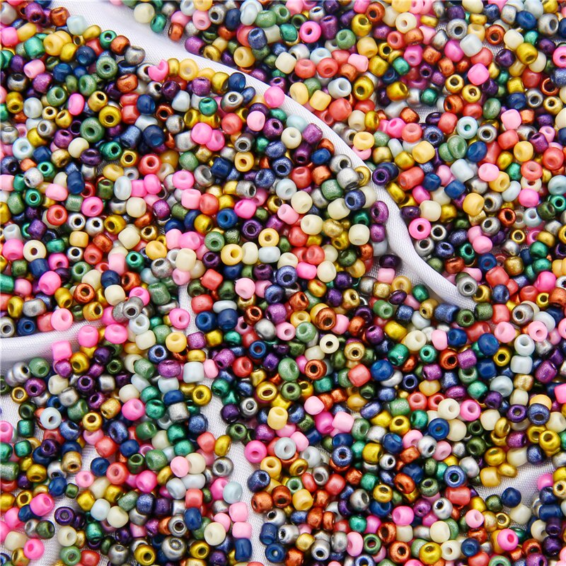 Set 1000 hạt ngọc trai giả 3mm nhiều màu sắc dùng làm trang sức