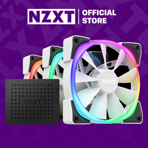 Quạt cho case máy tính NZXT AER RGB 2 Series 120mm Triple Starter White