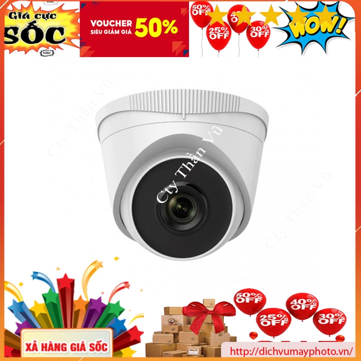 Camera dome IPC-T240H 4MP vỏ nhựa hồng ngoại 30m kholinhkienmayin