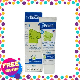 Kem đánh răng Organic Dr Brown vị táo