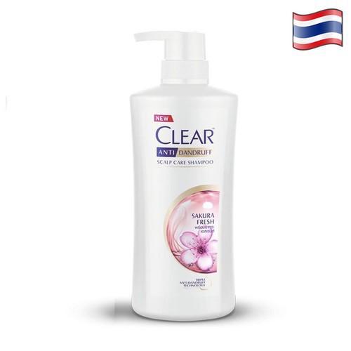 Combo 2 chai dầu gội Clear Hoa Anh Đào nhập khẩu Thái Lan 435ml/chai