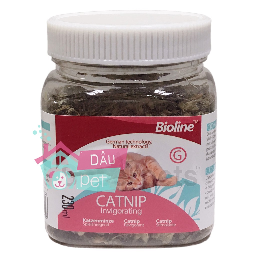 Catnip cho mèo Bioline hũ 230ml