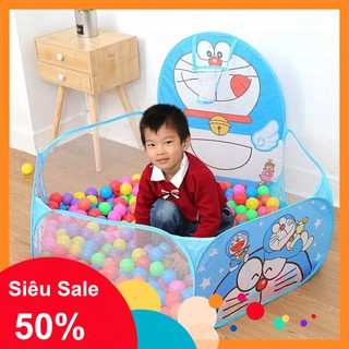 Lều bóng rổ Doremon kèm 100 bóng (GIÁ RẺ)[siêu hot]