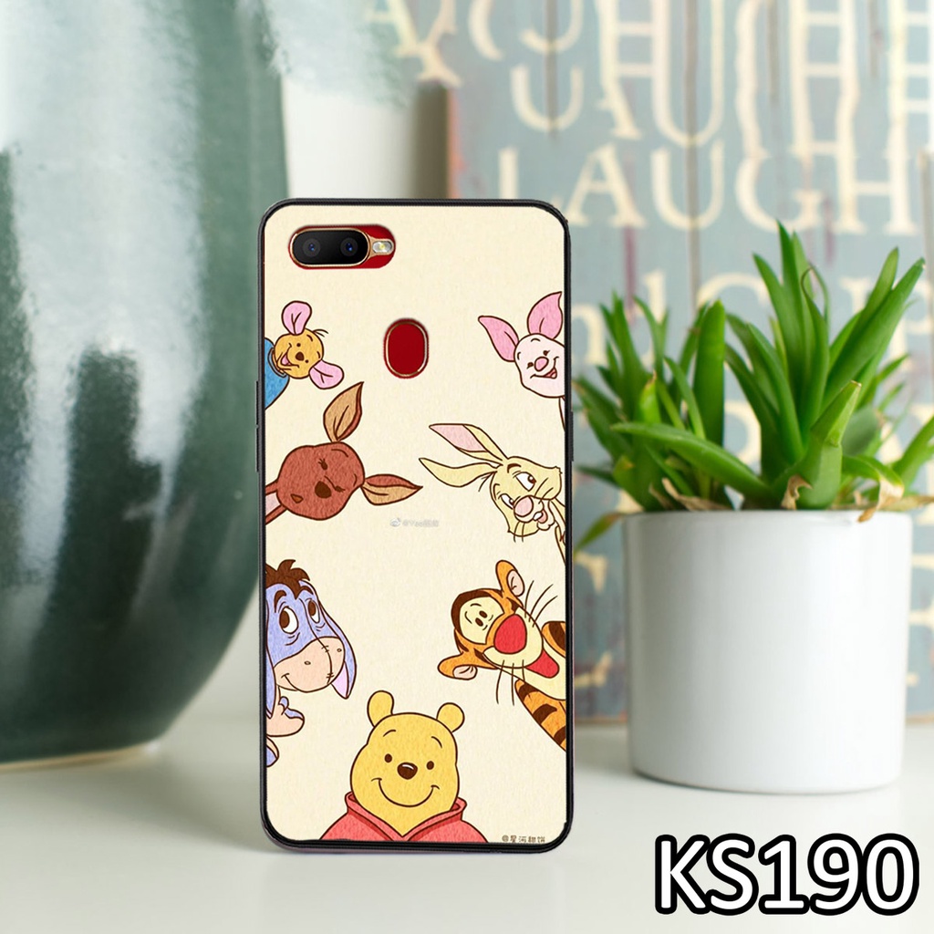 [SIÊU ƯU ĐÃI] Ốp lưng Oppo A1K/A3S/A5S/A7/A12 in hình CHÚ GẤU POOH siêu đẹp, độc, lạ_KINGSTORE.HN_Ốp lưng điện thoại