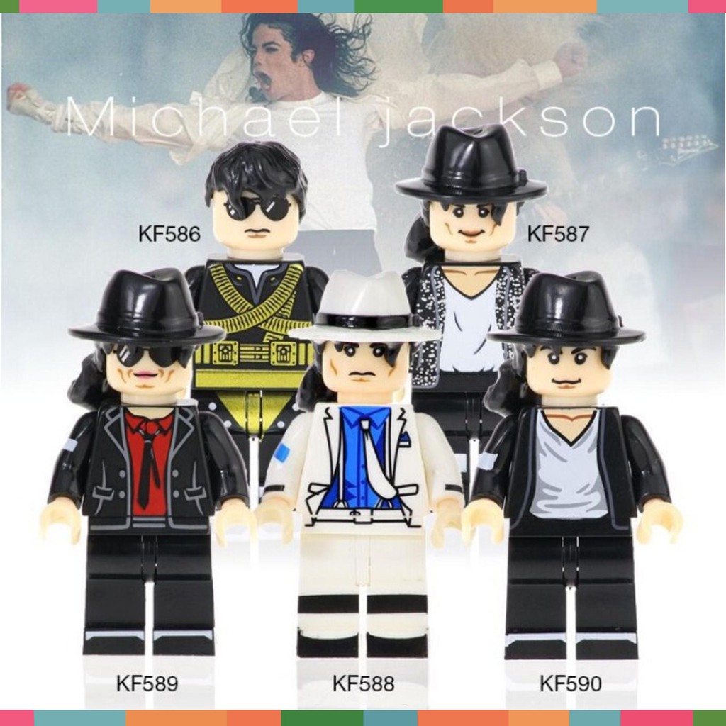 Đồ Chơi Minifigures Nhân Vật Michael Jackson Mới Nhất KF586 KF587 KF588 KF589 KF590