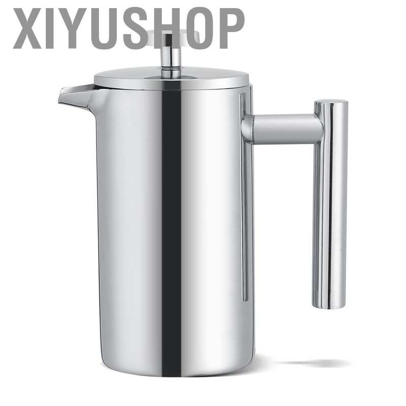 Máy pha cà phê kiểu Pháp dạng nhấn bằng thép không gỉ 350ML