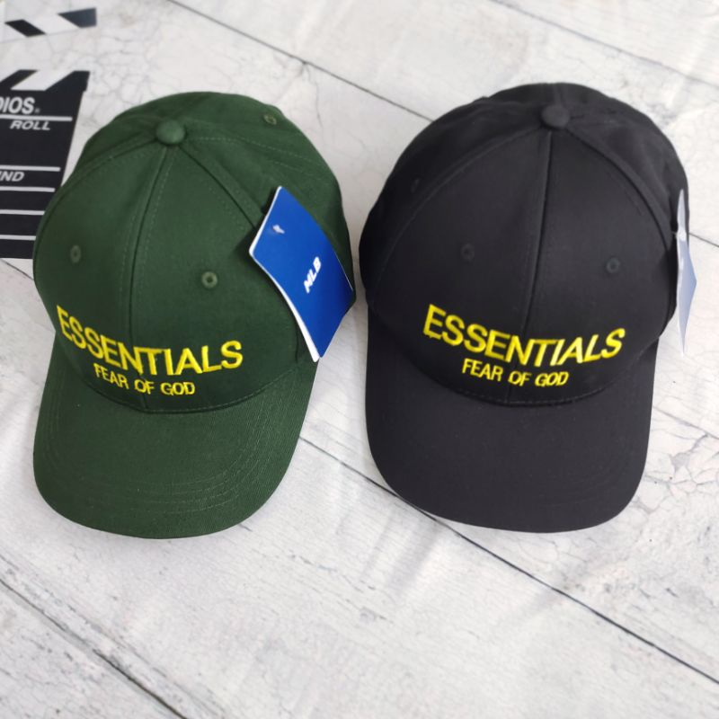 Mũ Lưỡi Trai Thêu Chữ ESSENTIALS Nam nữ