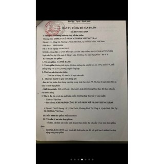 CÀ PHÊ XANH 10 GÓI