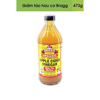 Giấm táo hữu cơ Bragg 473 ml