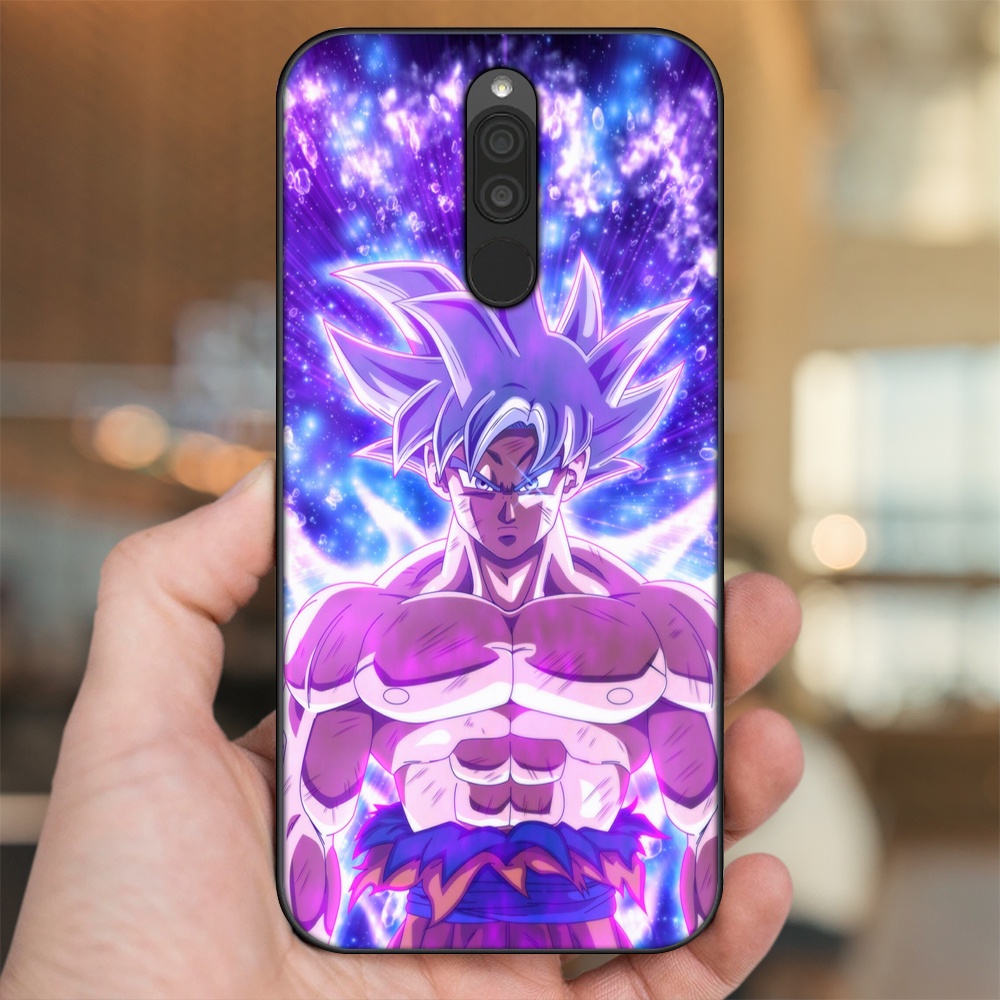Ốp lưng Xiaomi Redmi 8 viền đen in hình Goku Dragon Ball