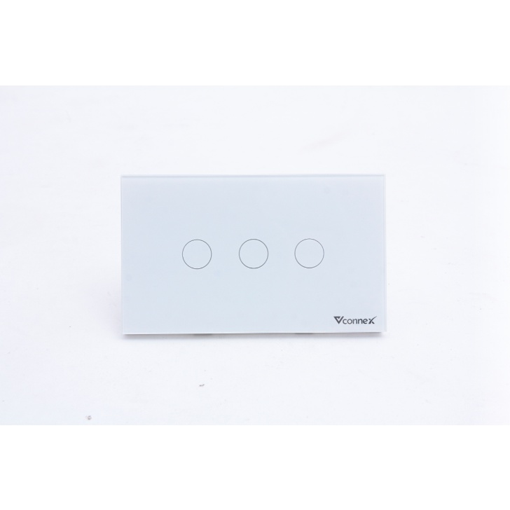 Công tắc cảm ứng thông minh Vconnex, Hình chữ nhật (Không viền), bảo hành 2 năm 1 đổi 1
