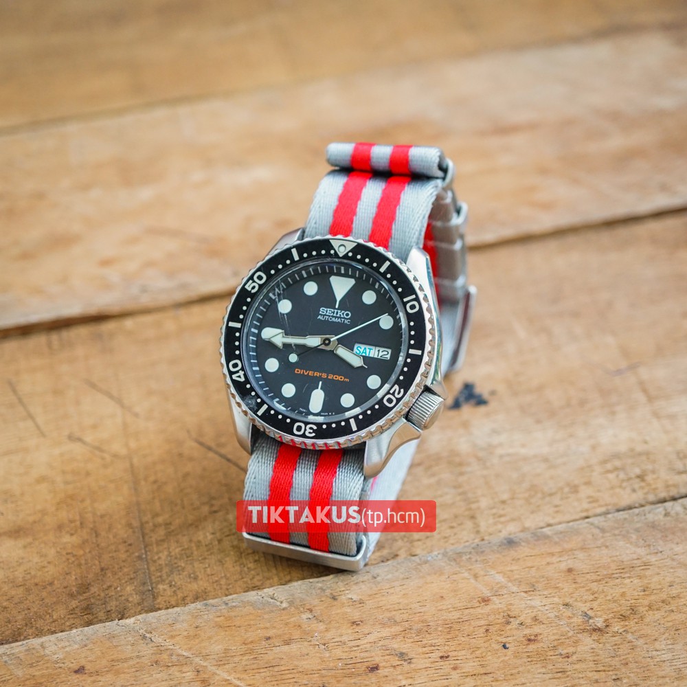 Dây vải NATO cao cấp SKX007, SKX009, SKX013, Sport 2019, DW, SRPD83, SRPD81, SRPD79, SRPD85, SRPD77 size 20mm -22mm