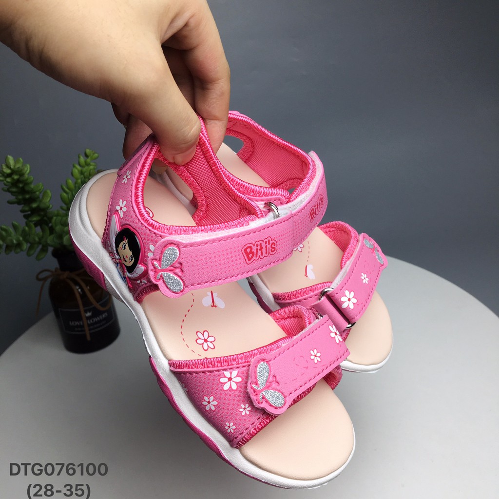 Sandal BlTIS bé gái 28-35 ❤️FREESHIP❤️ Dép quai hậu đế cao su chống trượt DTG076100