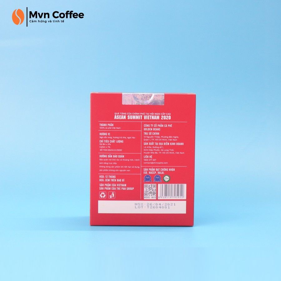 Cà Phê Đặc Sản Phin Giấy tiện lợi - DripBag Khe Sanh Blend (5 gói) 60g - Mvn Coffee