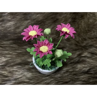 Chậu hoa bằng đất sét size nhỏ các loại