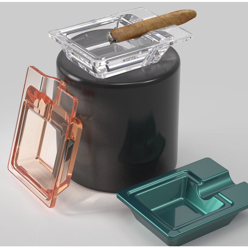 Khuôn resin làm gạt tàn hình chữ nhật khuôn silicone