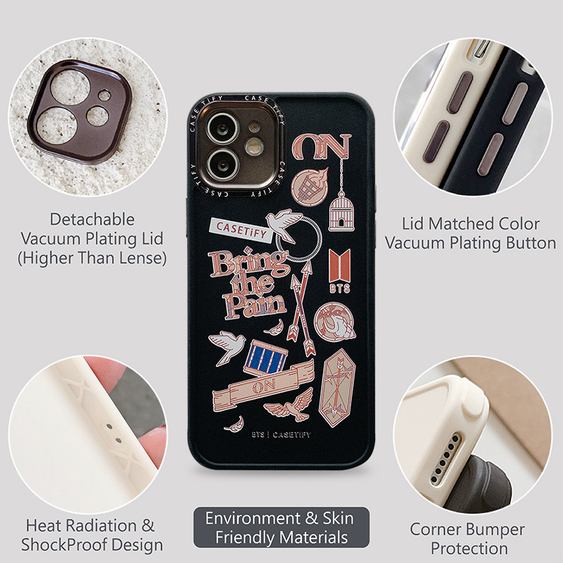 ốp điện thoại Silicone Tpu Mềm In Hình Nhóm Nhạc Bts Cho Iphone 12 Pro Max 12 Mini 11 Pro Max X Xs Max Xr 8 7 Plus