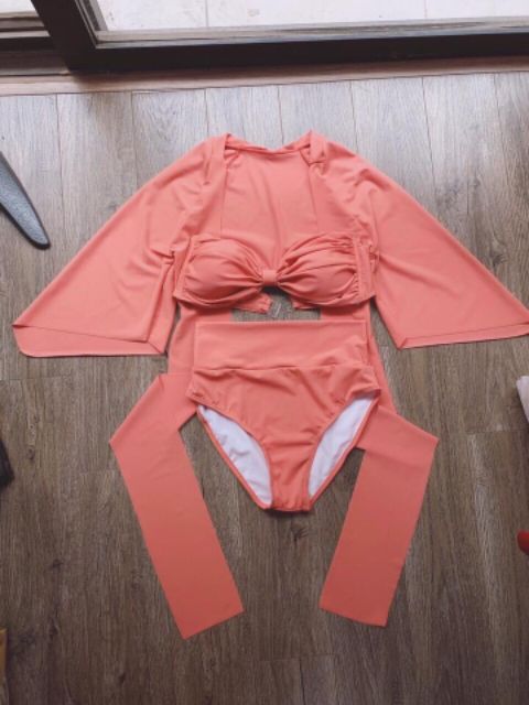 Combo bikini áo choàng