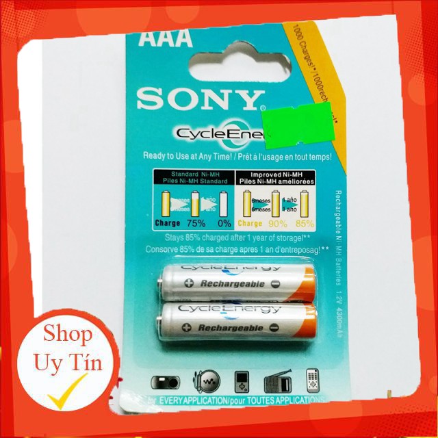(HÀNG MỚI) PIN SẠC SONY AAA NHỎ - PIN AAA, PIN TIỂU NHỎ
