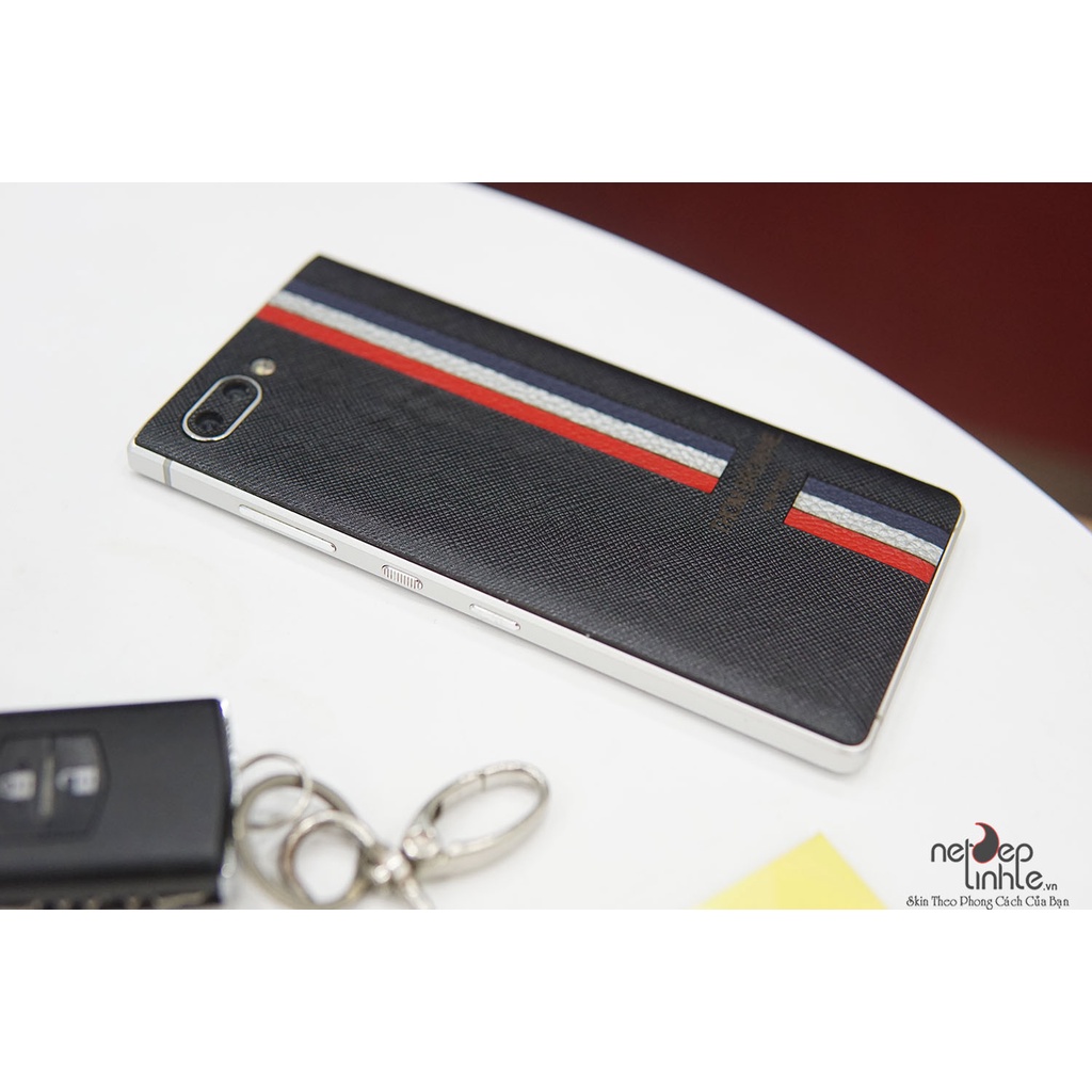 Miếng dán da điện thoai BlackBerry Key 2  – Da bò thật 100% - chính hãng Nét Đẹp Tinh Tế