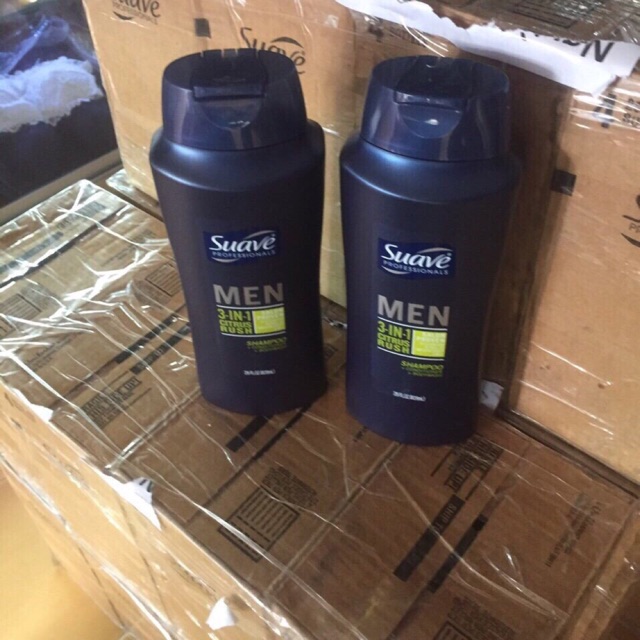 Sữa tắm nam 3in1 Suave men USA