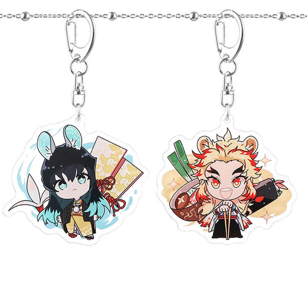Mmluck Móc Khóa Hình Demon Slayer Kimetsu No Yaiba Thu Nhỏ Inosuke Giyuu